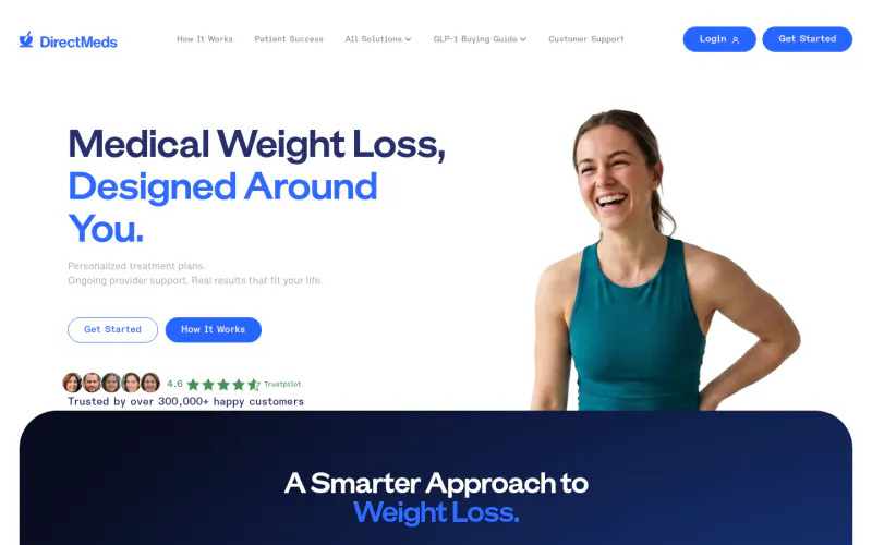 Direct Meds website screenshot