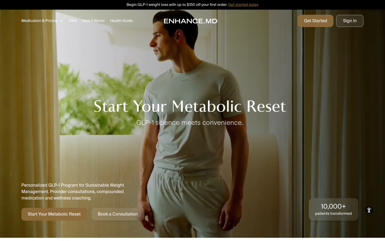Enhance MD homepage
