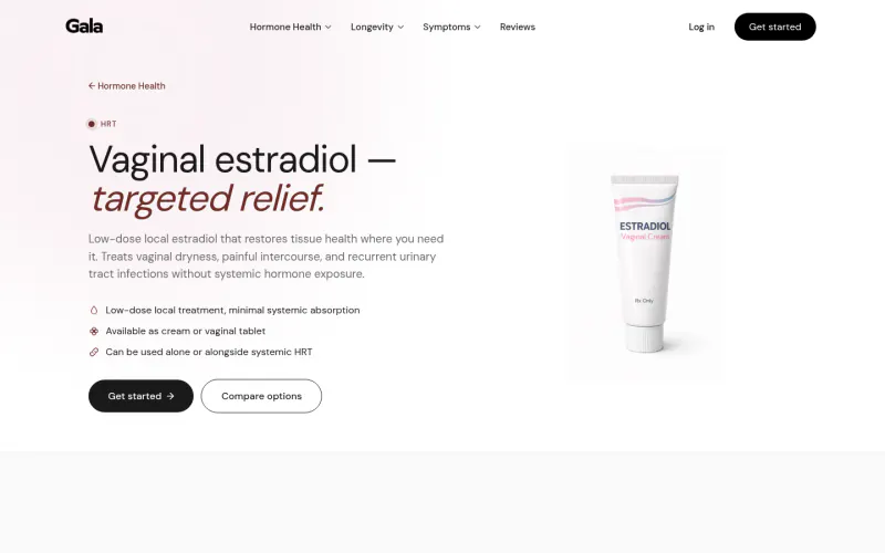 Gala Health website screenshot